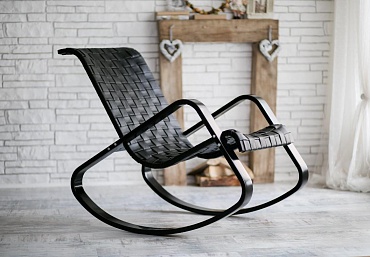 Кресла - качалки Кресло-качалка "Дженни" черный - купить в интернет-магазине GreenTree